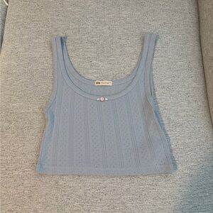 Shabby Chic Pointelle Tank Top
